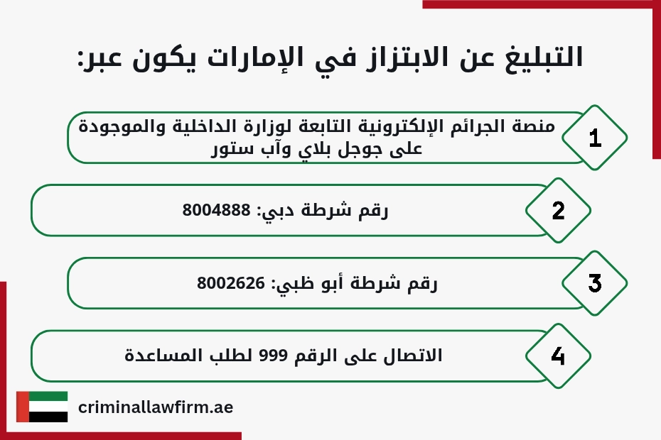 ما الذي علي فعله اذا تعرضت للإبتزاز في الإمارات