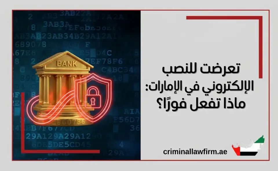 تعرضت للنصب الالكتروني في الامارات ماذا تفعل فورًا؟