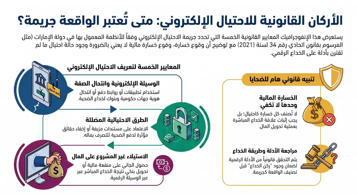 متى يمكن أن تتحول الواقعة إلى قضية احتيال إلكتروني؟